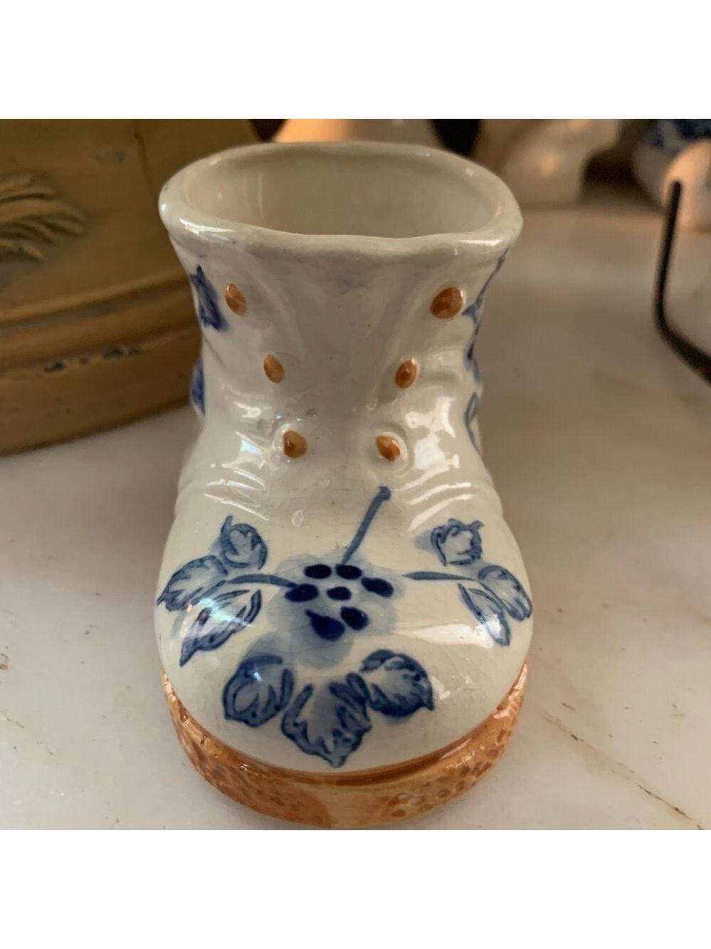 Vintage Pico Left Boot Figurine/Vase